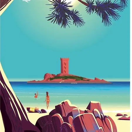 Cap Esterel Face A La Agay St Raphael 아파트