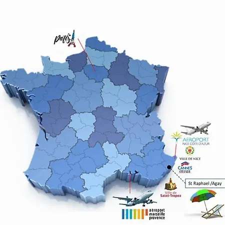 Cap Esterel Face A La Agay St Raphael * Drammont